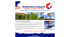 Desktop Screenshot of northumbriaairsports.co.uk