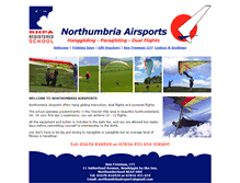 Tablet Screenshot of northumbriaairsports.co.uk